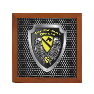 1st Cavalry Division “First Team” Desk Organizer