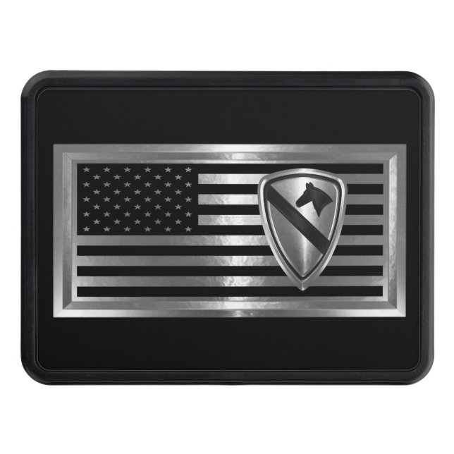 1st Cavalry Division “First Team” Hitch Cover (Front)