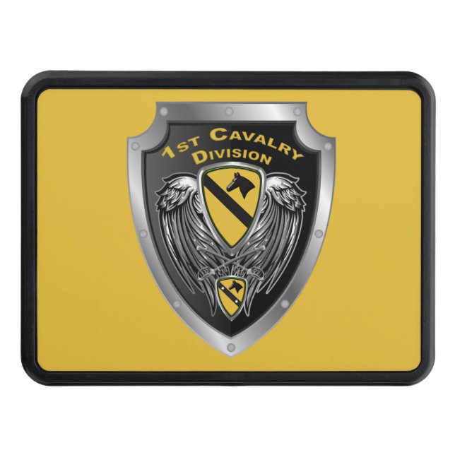 1st Cavalry Division “First Team” Hitch Cover (Front)