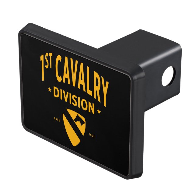 1st Cavalry Division "First Team" Hitch Cover (Top Right)