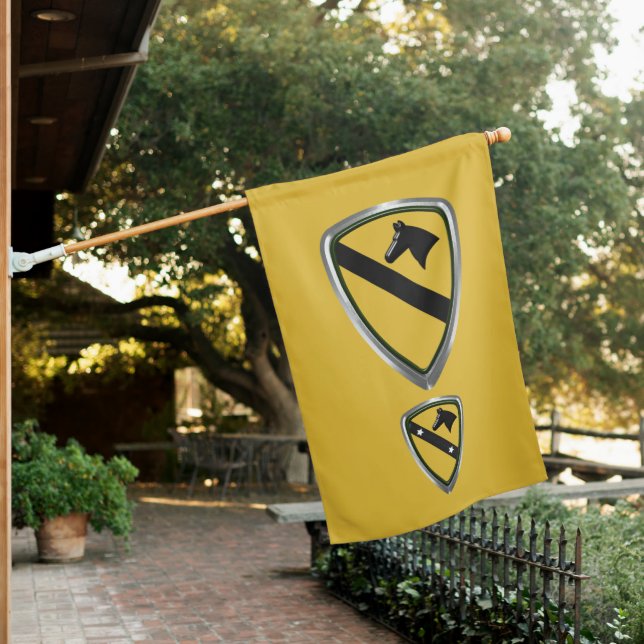 1st Cavalry Division “First Team”  House Flag (In SItu)
