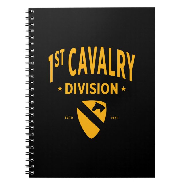 1st Cavalry Division "First Team" Notebook (Front)