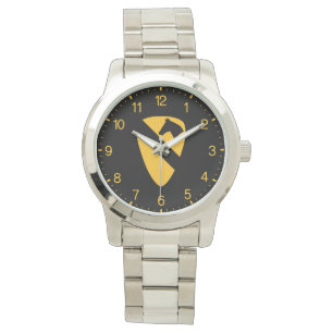 1st Cavalry Division "First Team" Stainless Steel Watch