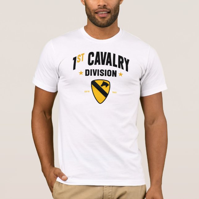 1st Cavalry Division "First Team" T-Shirt (Front)