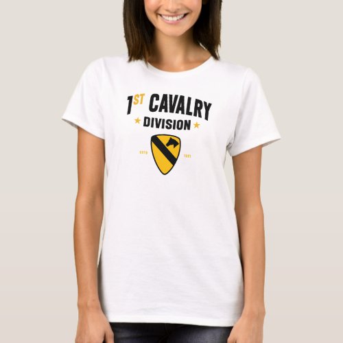 1st Cavalry Division First Team T_Shirt