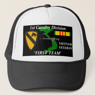 1st Cavalry Division"First Team"Vietnam Ball Caps