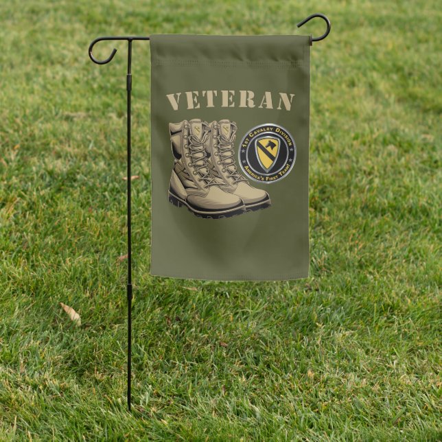 1st Cavalry Division  Garden Flag (In SItu)