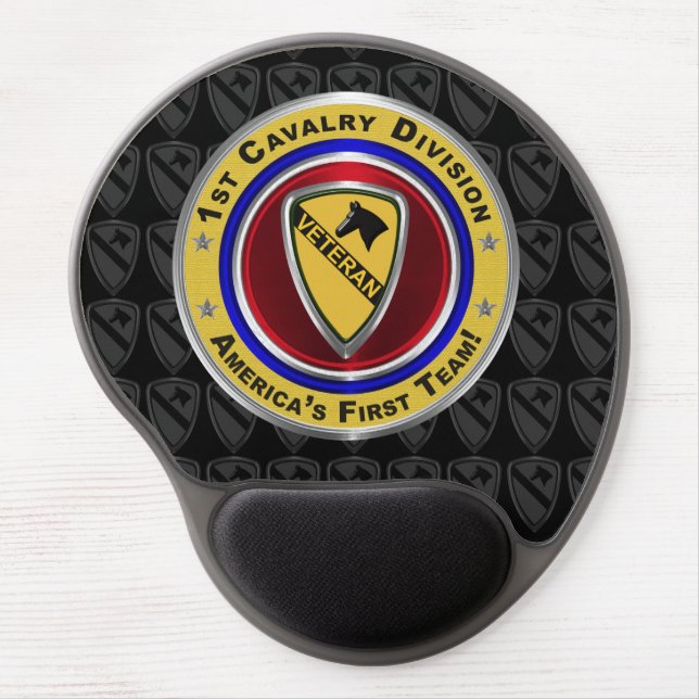 1st Cavalry Division  Gel Mouse Pad (Front)