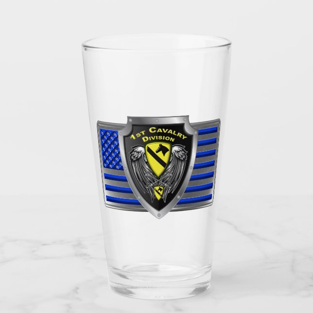 1st Cavalry Division Glass (Front)