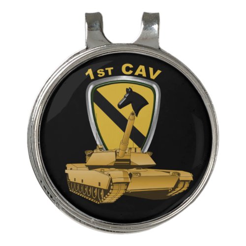 1st Cavalry Division Golf Hat Clip