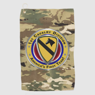 1st Cavalry  Division   Golf Towel