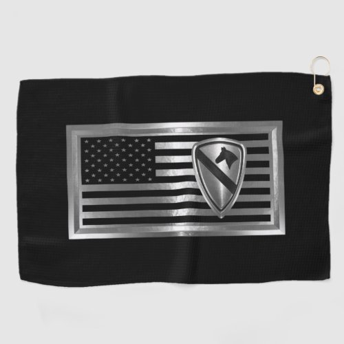 1st Cavalry Division   Golf Towel