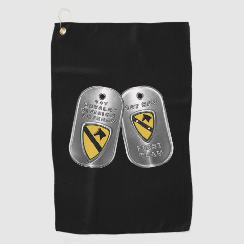 1st Cavalry Division    Golf Towel