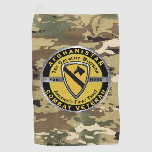 1st Cavalry   Division  Golf Towel
