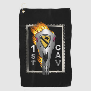 1st Cavalry Division   Golf Towel