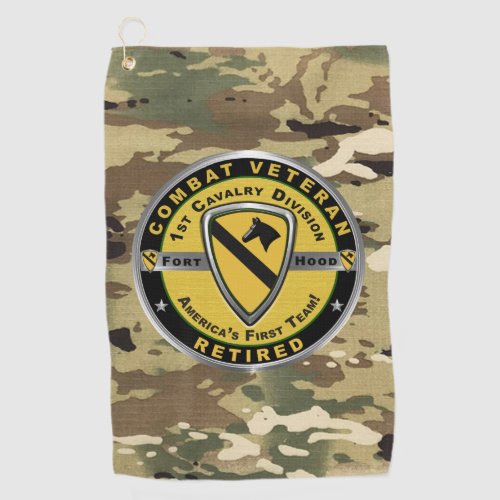 1st Cavalry  Division    Golf Towel