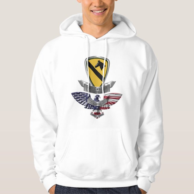  1st Cavalry Division  Hoodie (Front)