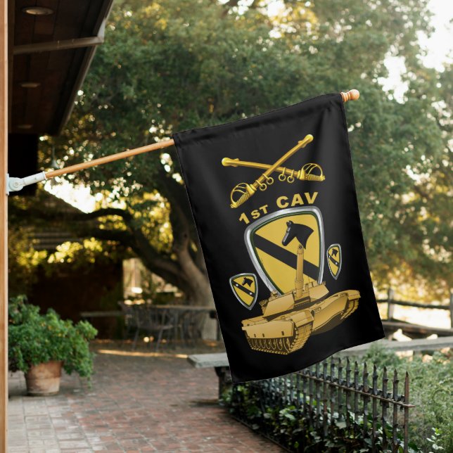 1st Cavalry Division  House Flag (In SItu)