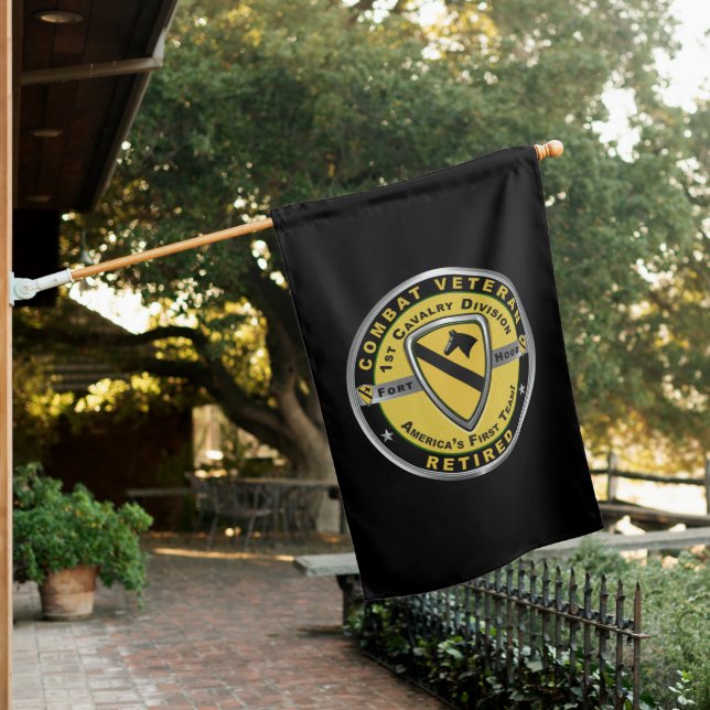 1st Cavalry Division  House Flag (In SItu)