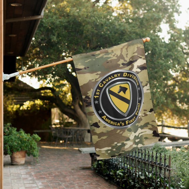 1st Cavalry Division House Flag (In SItu)