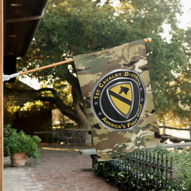1st Cavalry Division  House Flag (In SItu)
