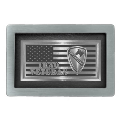 1st Cavalry Division Iraq Veteran Belt Buckle