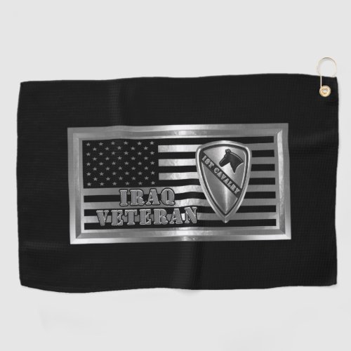 1st Cavalry Division Iraq Veteran Golf Towel