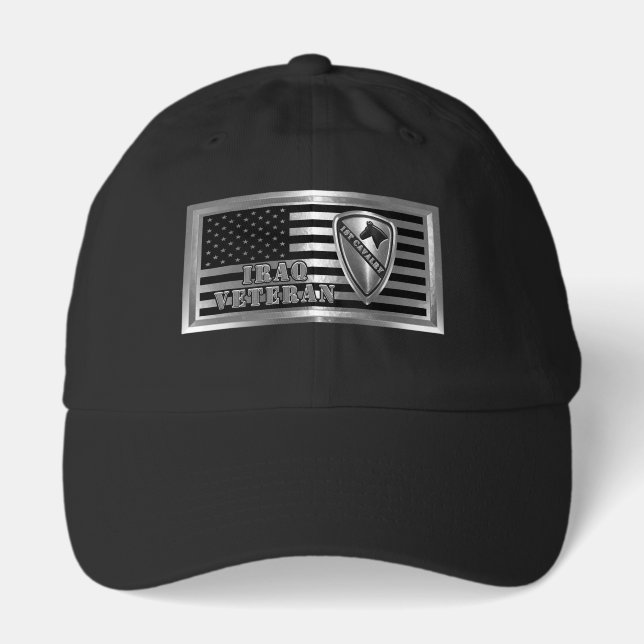 1st Cavalry Division Iraq Veteran  Hat (Front)