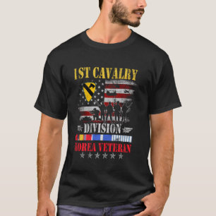 1st Cavalry Division Korea Veteran Patriotic Veter T-Shirt