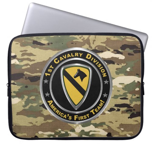 1st Cavalry Division  Laptop Sleeve