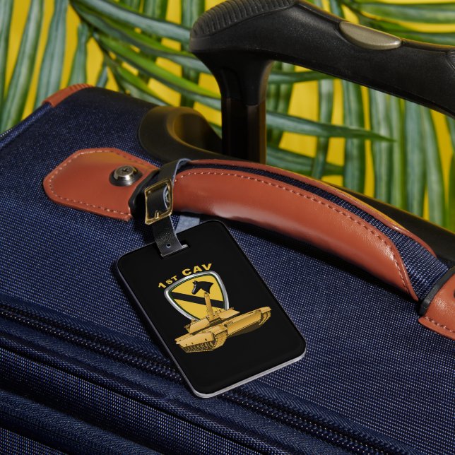 1st Cavalry Division    Luggage Tag (Front Insitu 1)