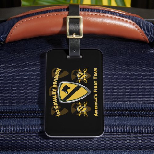 1st Cavalry Division Luggage Tag