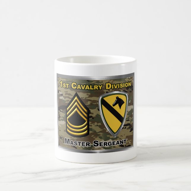 1st Cavalry Division Master Sergeant Coffee Mug (Center)