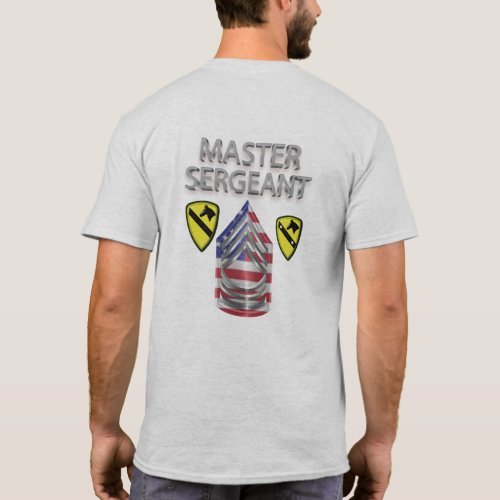 1st Cavalry Division Master Sergeant T_Shirt