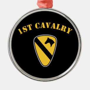 1st Cavalry Division Metal Ornament