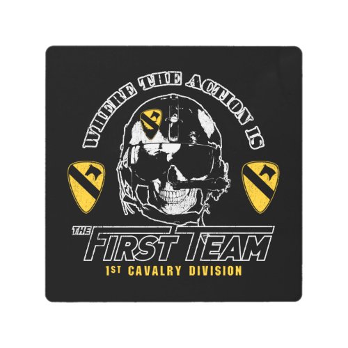 1st Cavalry Division Metal Print
