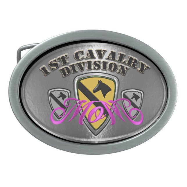 1st Cavalry Division Mom Belt Buckle (Front)