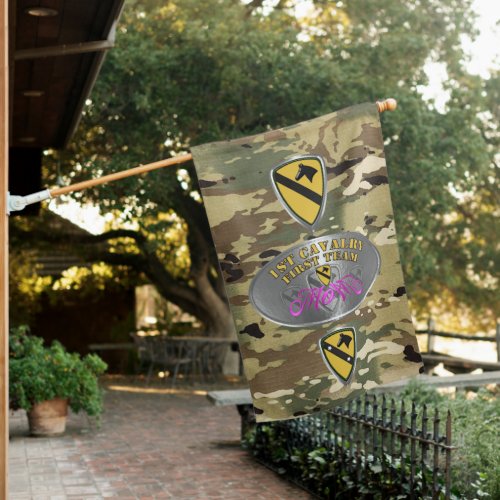 1st Cavalry Division MOM House Flag