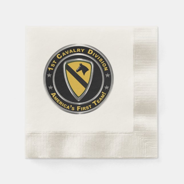 1st Cavalry Division  Napkins (Front)