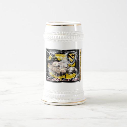 1st Cavalry Division_One of a Kind Design Beer Stein