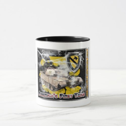 1st Cavalry Division_One of a Kind Design Mug
