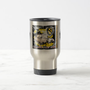 1st Cavalry Division-One of a Kind Design Travel Mug