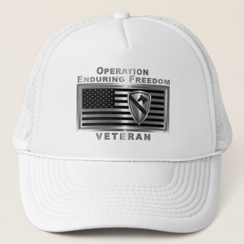 1st Cavalry Division Operation Enduring Freedom Trucker Hat