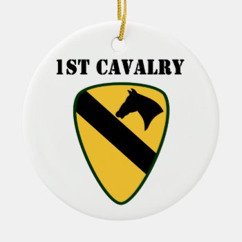 1st Cavalry Division Ornament by DogTagsandCombatBoot at Zazzle