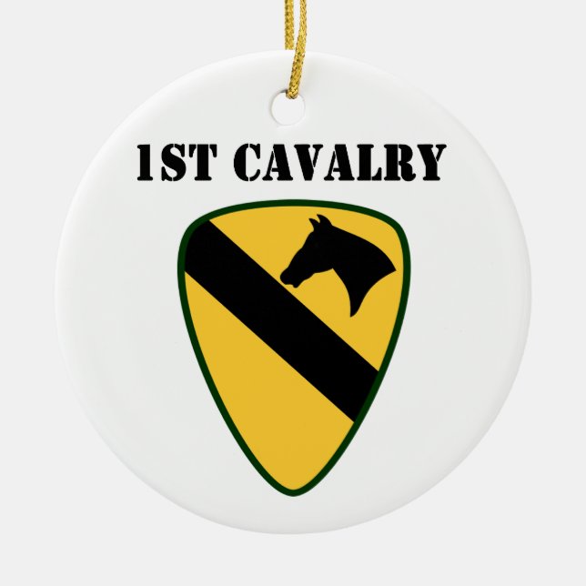 1st Cavalry Division Ornament (Front)