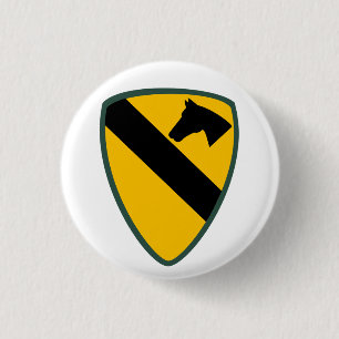 1st Cavalry Division Patch Button