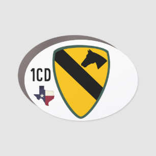 1st Cavalry Division Patch Car Magnet