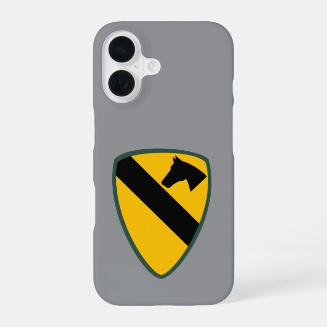 1st Cavalry Division Patch Iphone Case (Back)