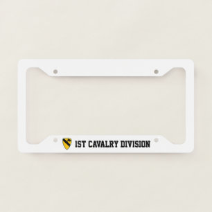 1st Cavalry Division Patch License Plate Frame