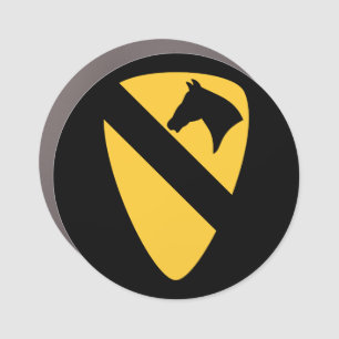 1st Cavalry Division Patch Patriotic Car Magnet